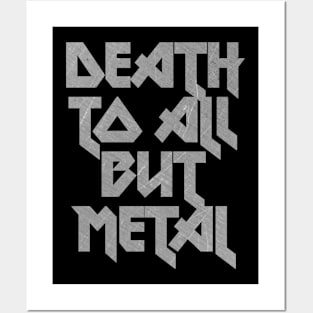 Death to All But Metal Posters and Art